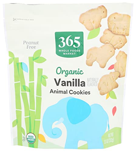 365 by Whole Foods Market, Cookie Animal Vanilla Organic, 11 Ounce