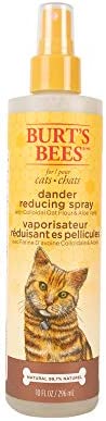 Burt’s Bees for Cats Natural Dander Reducing Spray with Soothing Colloidal Oat Flour & Aloe Vera | Cruelty Free, Sulfate & Paraben Free, pH Balanced for Cats – Made in USA, 10 oz Bottle