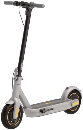 Segway Ninebot MAX Electric Kick Scooter -350W Motor, 40/25 Miles Range, 18.6 MPH, 10″ Pneumatic Tire, Dual Brakes & Suspension, 220lbs Weight Capacity, Commuter E-Scooter for Adults