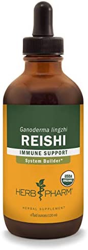Herb Pharm Reishi Mushroom Liquid Extract Drops Immune System Builder, 4 Oz