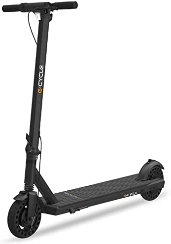 G-CYCLE L8 Pro Electric Scooter, Max 500W Motor, Up to 18 Miles Long Range, 18% Slope, 8” Honeycomb Tire, Front Shock Absorber, Triple Braking System, Foldable E Scooter for Adults