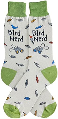 Foot Traffic Men’s Outdoor-Themed Socks for Nature Lovers, Sizes 7–12