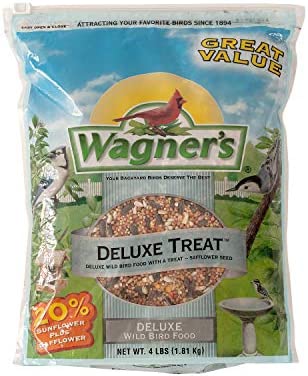 Wagner’s 62067 Deluxe Treat Blend Wild Bird Food, 4-Pound Bag