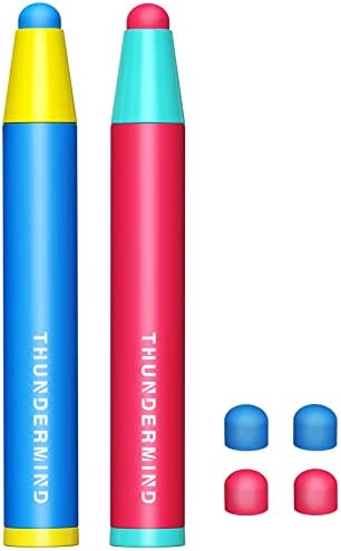 TM Kids Stylus Pens for Amazon Fire Tablet, Crayon Pencil Stylus for Touch Screen, Toddler Stylus for iPhone iPad Air Mini Pro, Amazon Fire HD Kids Pro Tablet, Leapfrog Epic LeapPad (2 Pack)