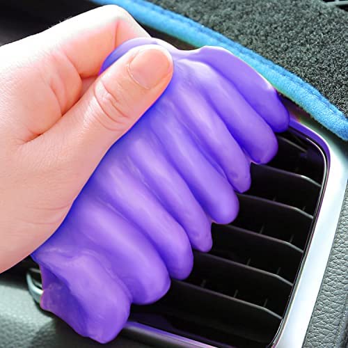 【2023 Upgraded】Cleaning Gel for Car, Car Cleaning Kit Universal Detailing Automotive Dust Car Crevice Cleaner Auto Air Vent Interior Detail Removal Putty Cleaning Keyboard Cleaner for Car Vents, PC