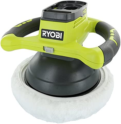 RYOBI P435 One+ 18V Lithium Ion 10″ 2500 RPM Cordless Orbital Buffer/Polisher with 2 Bonnets (Battery Not Included, Power Tool Only)