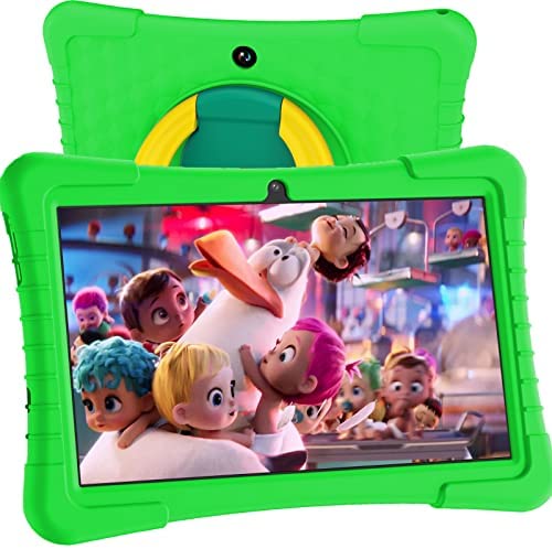Kids Tablet, 10 inch Tablet for Kids Android 12 Tablet 2GB 64GB Toddler Tablet APP Preinstalled & Parent Control Kids Education Children Tablet with WiFi, 8000mAh batery, Dual Camera, Netflix, YouTube